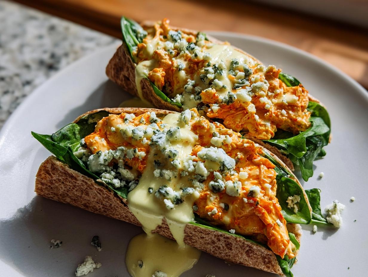 Spicy Buffalo Chicken Wraps for Two - Featured