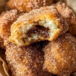 Homemade Churro Bites with Nutella - Featured