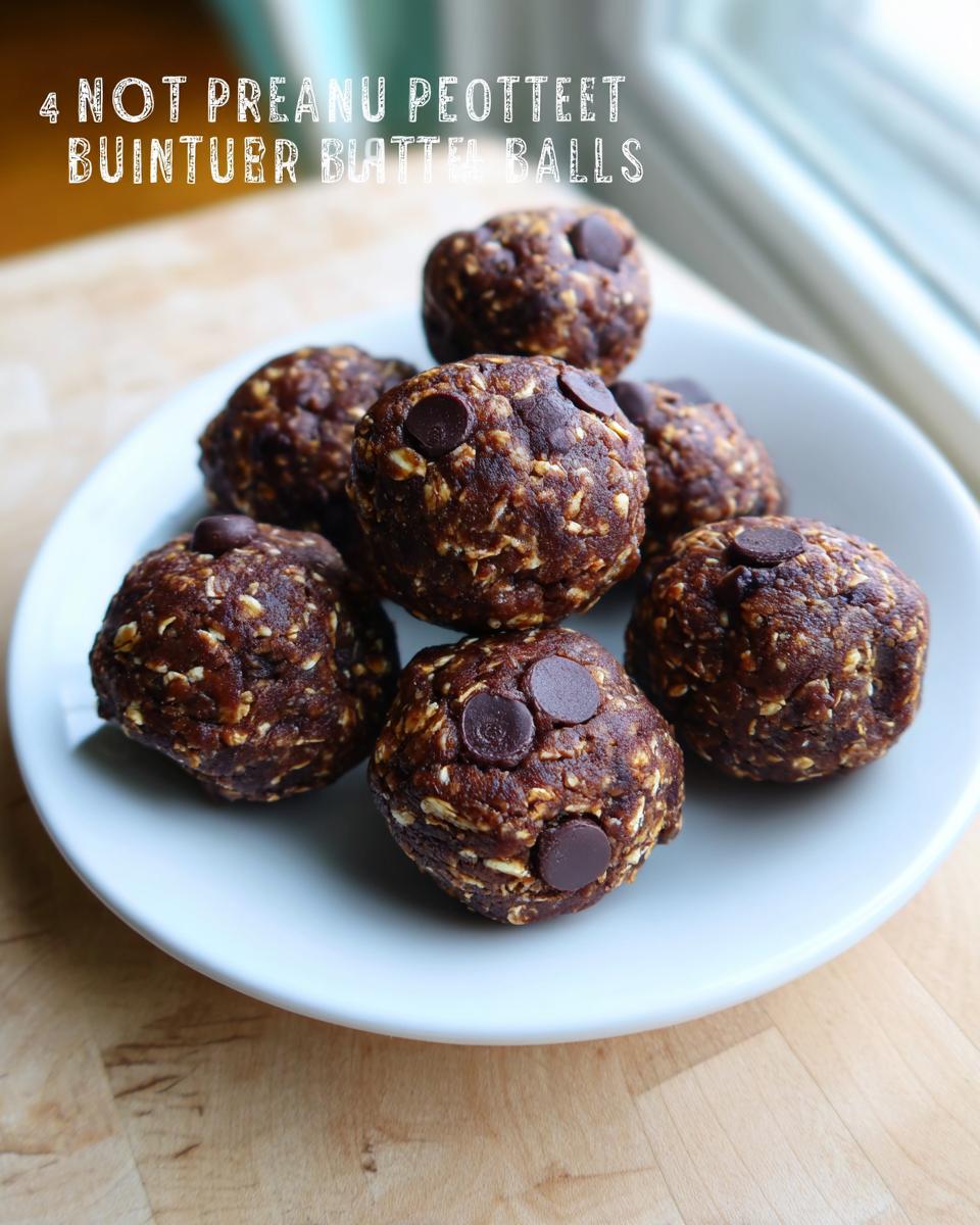 No-Bake Chocolate Peanut Butter Protein Balls – Healthy 4-Ingredient Snack - Other 2